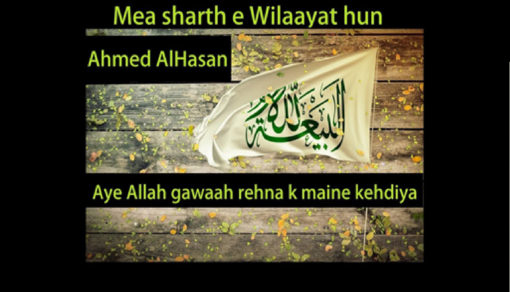 Mea sharth e wilaayath hun