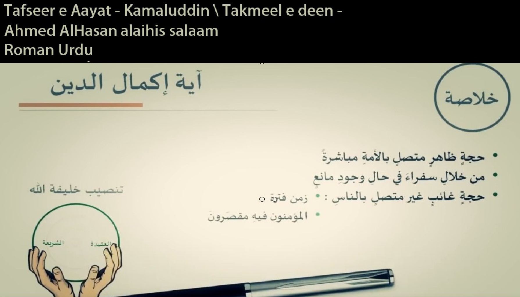 Tafseer e Aayat - kamaluddin